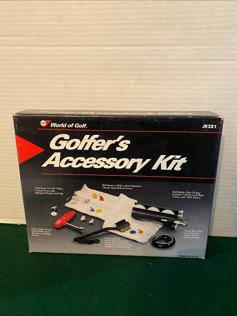 Golfer’s Accessory Kit JR281 World of Golf Made In USA  ( C16 )